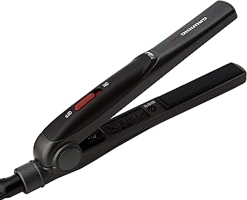 grundig hs 2930 mini hairstyler to go straight und curls schwarz rot