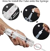 Hyber&Cara 100ml Syringe with 100cm Tube Large Plastic Measuring Syringe view 4