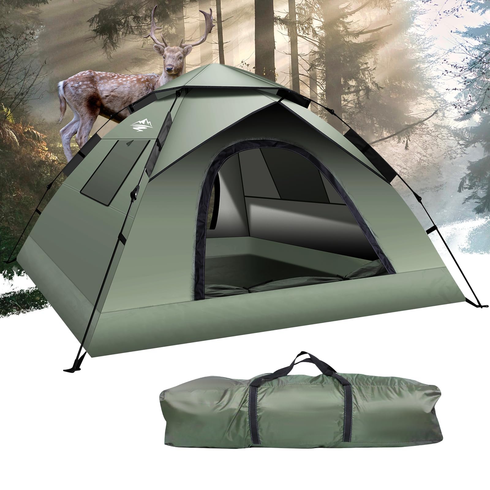 Mua kejector Backpacking Tents for Camping, 2-3 Person Instant Family Tent Pop Up Camping Tent Easy Setup Tents Waterproof Lightweight Hiking Tents trên Amazon Mỹ chính hãng 2026