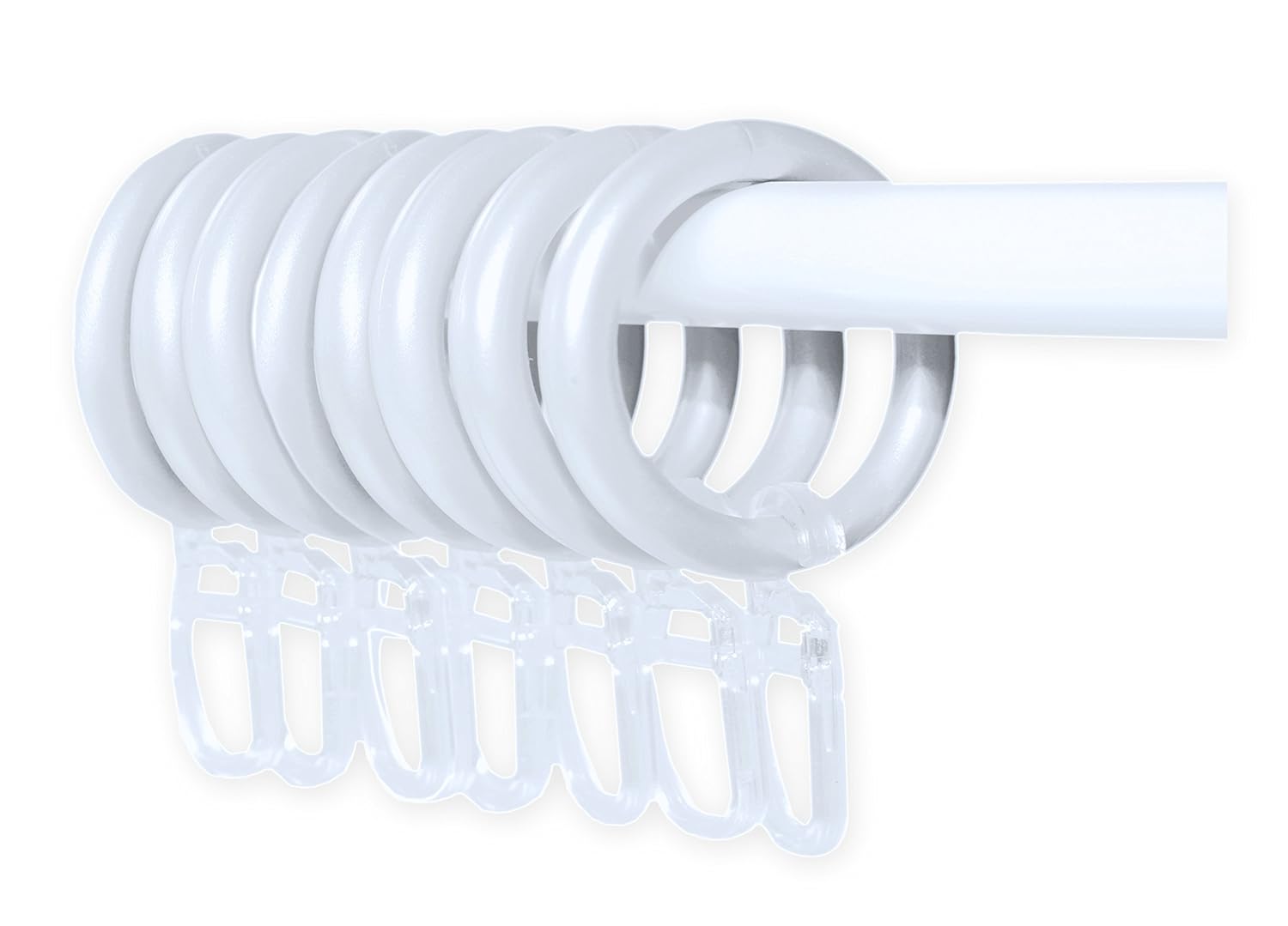 Curtain Rings Eyelets 10 Pieces Curtain Rods 28 Mm Glides With