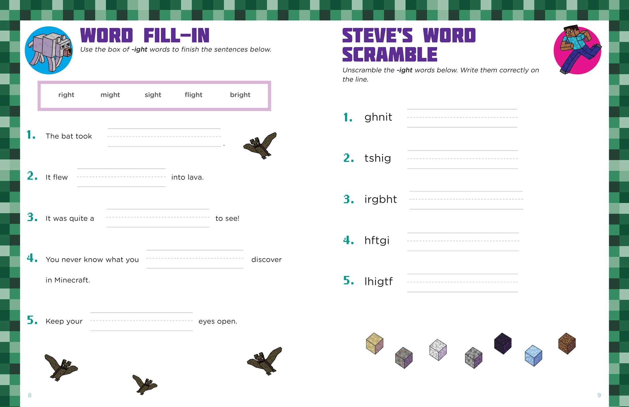 Spelling for Minecrafters: Grade 2 Spelling for Minecrafters: Grade 2 Paperback