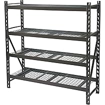 72 Inch Level Global Industrial 3-Shelf Steel Rack - 72