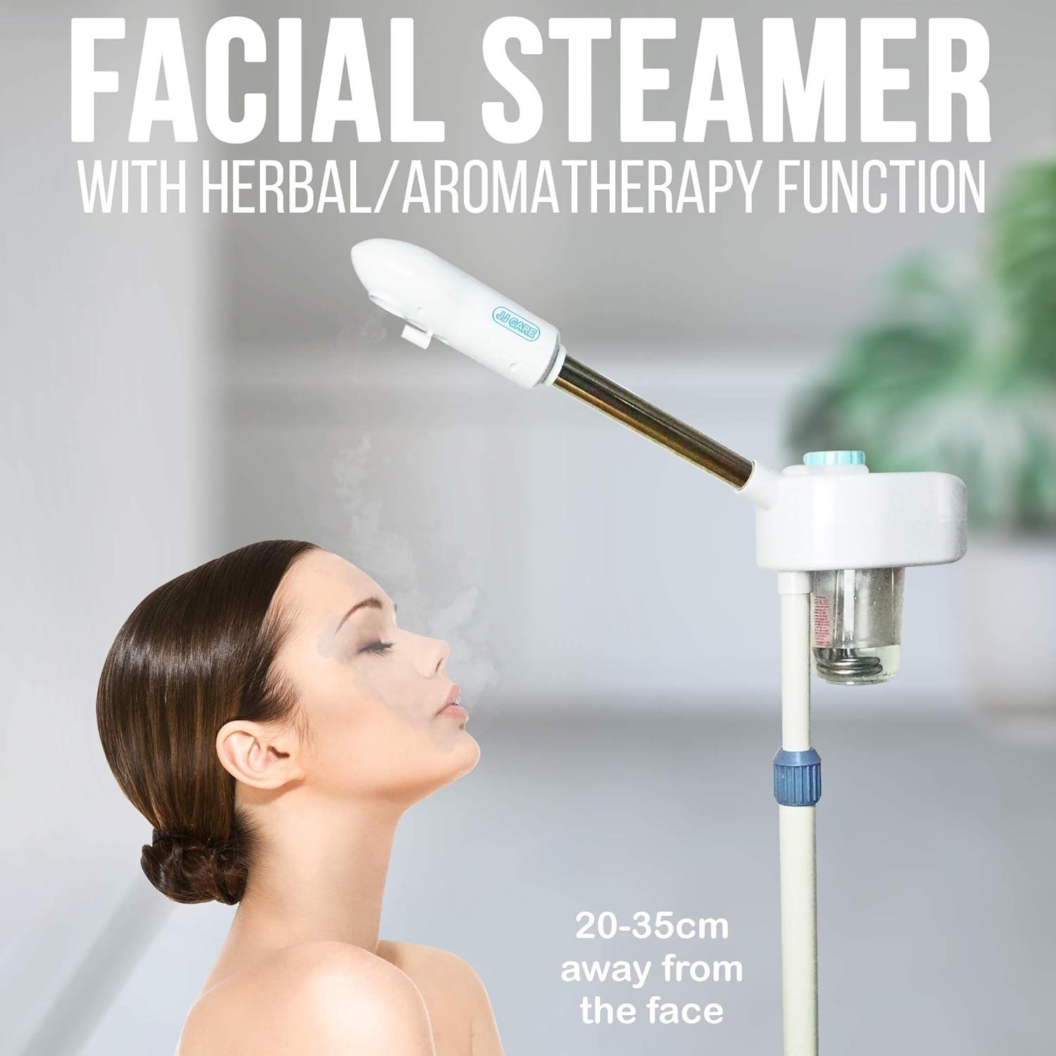 [UPGRADED] Ozone Facial Steamer, Spa Facial Steamer with Herbal and Aromatherapy, Professional Spa Salon Face Steamer, Hot Mist Facial Vaporizer for Deep Cleansing, Skin Care & Esthetician Supplies: Beauty