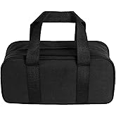 Tool Bags,Toolbag Organizer Wide Open Mouth Storage,Multipurpose Tool Storage Bag (1, Black)