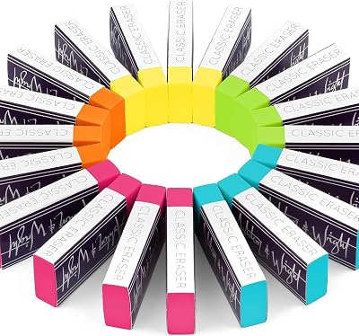 Ashton and Wright Classic Eraser Latex Free Pack of 20 Tropical Neon