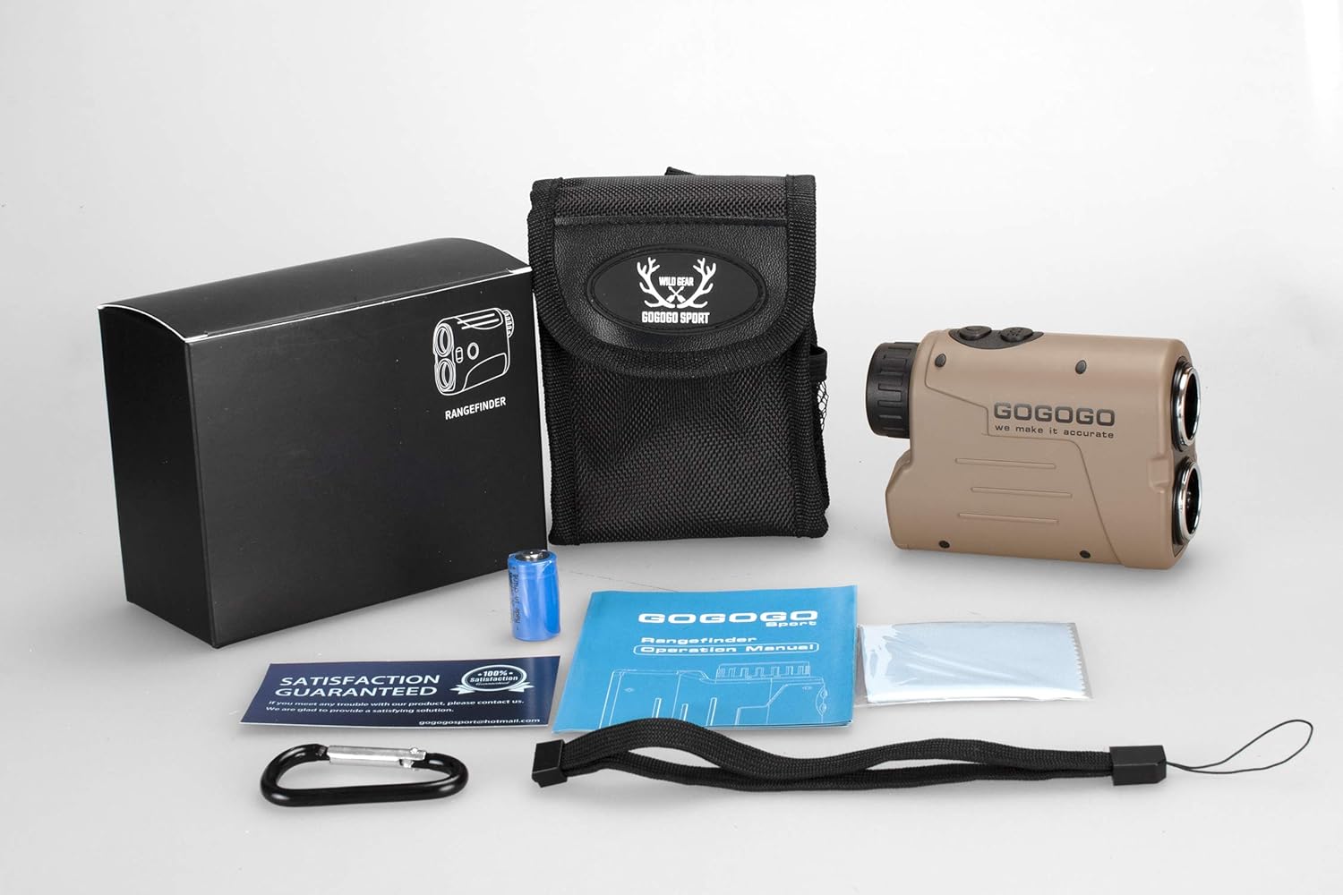 Gogogo Sport Vpro Laser Golf Hunting Rangefinder 1200 Yard 6X Magnification Laser Range Finder with Pin-Seeker Flag-Lock : Sports & Outdoors