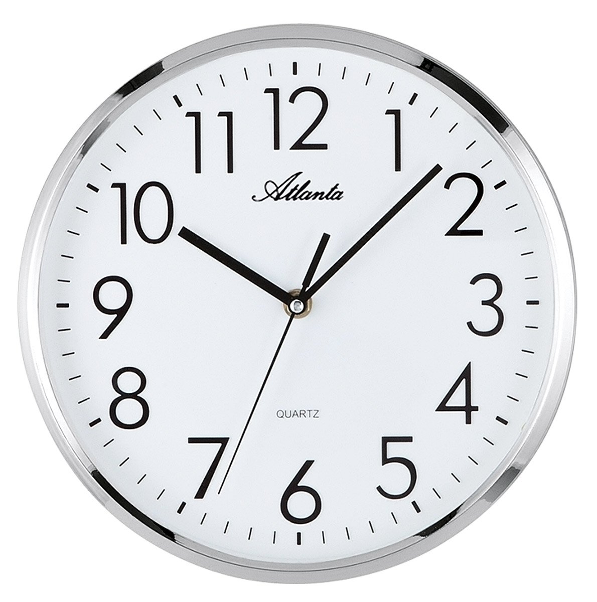 Atlanta Wall Clocks Analogue 4315 Silver
