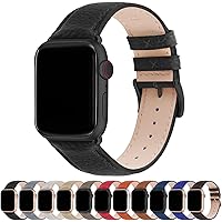 Fullmosa Compatible for Apple Watch Band 38mm 40mm 42mm 44mm Leather Compatible for iWatch Band/Strap Compatible iWatch…