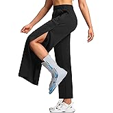 ISEEGZ Tear Away Pants for Women Loose Side Full Open Sweatpants Pockets Breakaway Pant Post Surgery Adaptive Clothing
