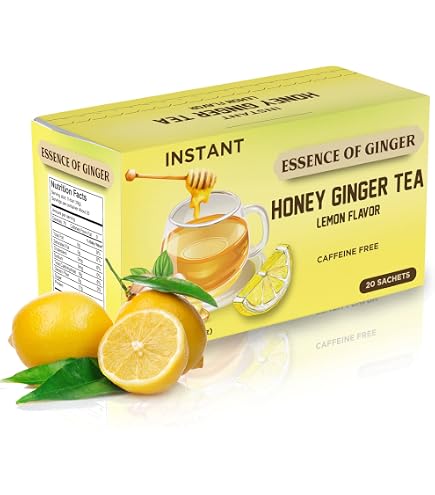 Amazon.com : Lipatea Instant Honey Ginger Drink with Mint