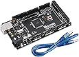 ELEGOO Arduino用 MEGA2560 R3ボード ATmega2560 ATMEGA16U2 + USB ケーブル (黒)