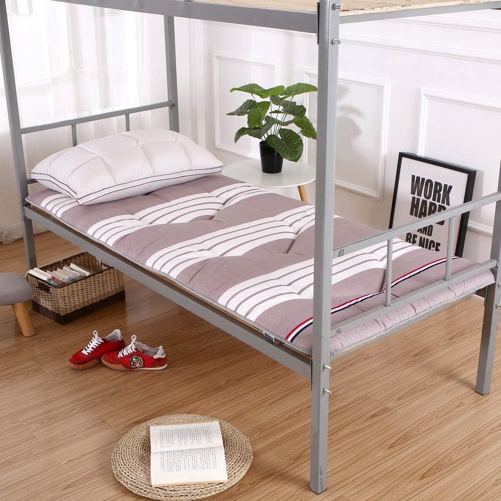 HAOLY Japanese thicken futon tatami cushion mattress,Floor mat,Cushion mattress pad,Non-slip sleeping pillow foldable bed mattress-H 90x200cm(35x79inch)