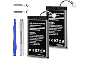 Quzmo 2 Pack 5000mAh PS5 Controller Battery, Upgrade High Capacity LIP1708 Battery Replacement for Sony PS5 Playstation 5 Dua