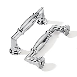 khtumeware 10 Pack 3-1/2 Inch(89mm) Polished Chrome