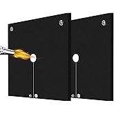 Msnaile 1/4" Fireproof Welding Blanket, Graphite Felt 2 Pack 12"x12" | Flame Resistant up to 3000℉, 1/4" thick graphite mat, soft &amp; lightweight, smokeless, odorless, brazing heat shield for torch