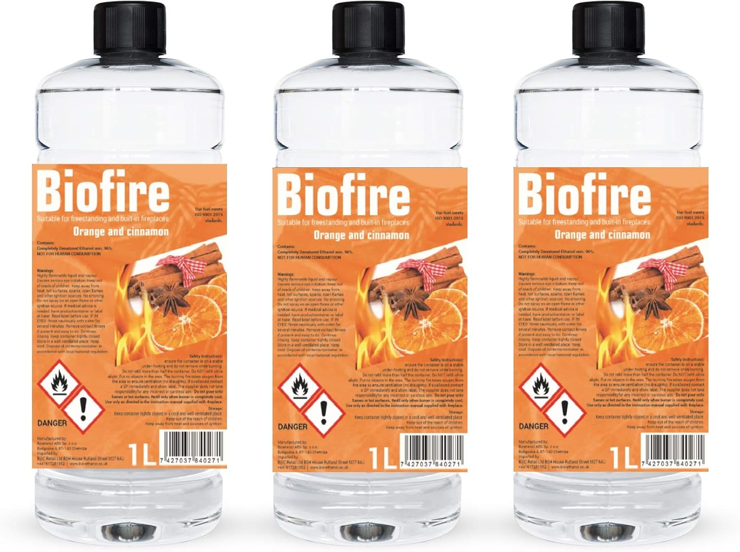 Bioethanol Scented Liquid Fuel Eco Line Premium Grade Quality, Clean
