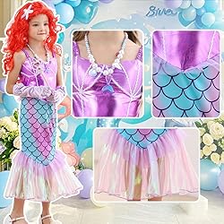 iTVTi Little Girls Mermaid Costume Princess Dress