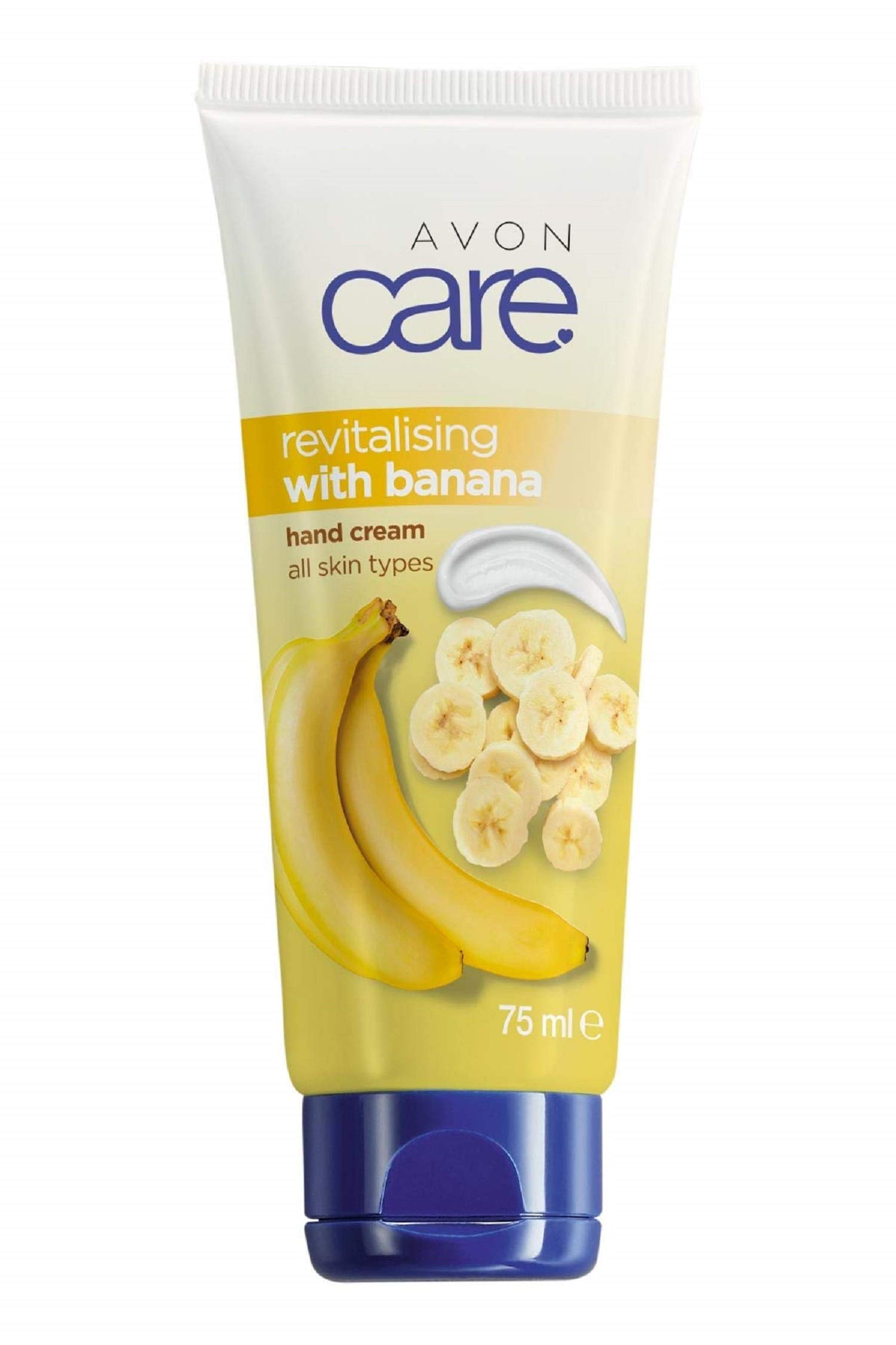 Pack of 3 Avon Care revitalising hand cream with banana – 3 x 75ml