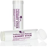Laundry Stain Remover Stick &ndash; Pre-Wash Spot Cleaner for Clothes, Cotton, Wool &amp; Synthetics &ndash; Removes Coffee, Wine, Oil, Ink &amp; Food Stains &ndash; Travel-Friendly Portable Laundry Stick, 2 Pack
