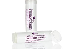 Cadie Laundry Stain Remover Stick – Pre Wash Spot Cleaner for Fabric Clothing on Cotton,Wool,Synthetics - Easy Removal of Grease,Blood,Coffee,Ink,Lipstick,Wine,Grass Soil | Clean On-The-Go (2 Pack)