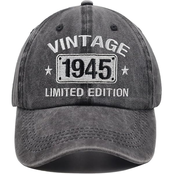 Vintage 1965 Limited Edition Hats for Men Women, 60th Birthday
