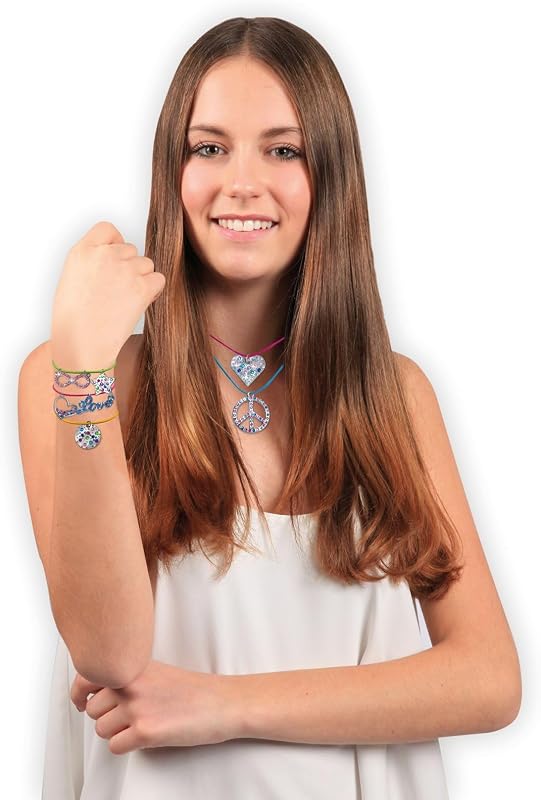 - Metal Joyería Artesanía Set por 8+ Años Niños, Multicolor