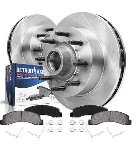 thumbnail image 2 of Detroit Axle Front Drilled & Slotted Brake Rotors For Ford F-250/F-350 Super Duty 2013-2016 2 of 5
