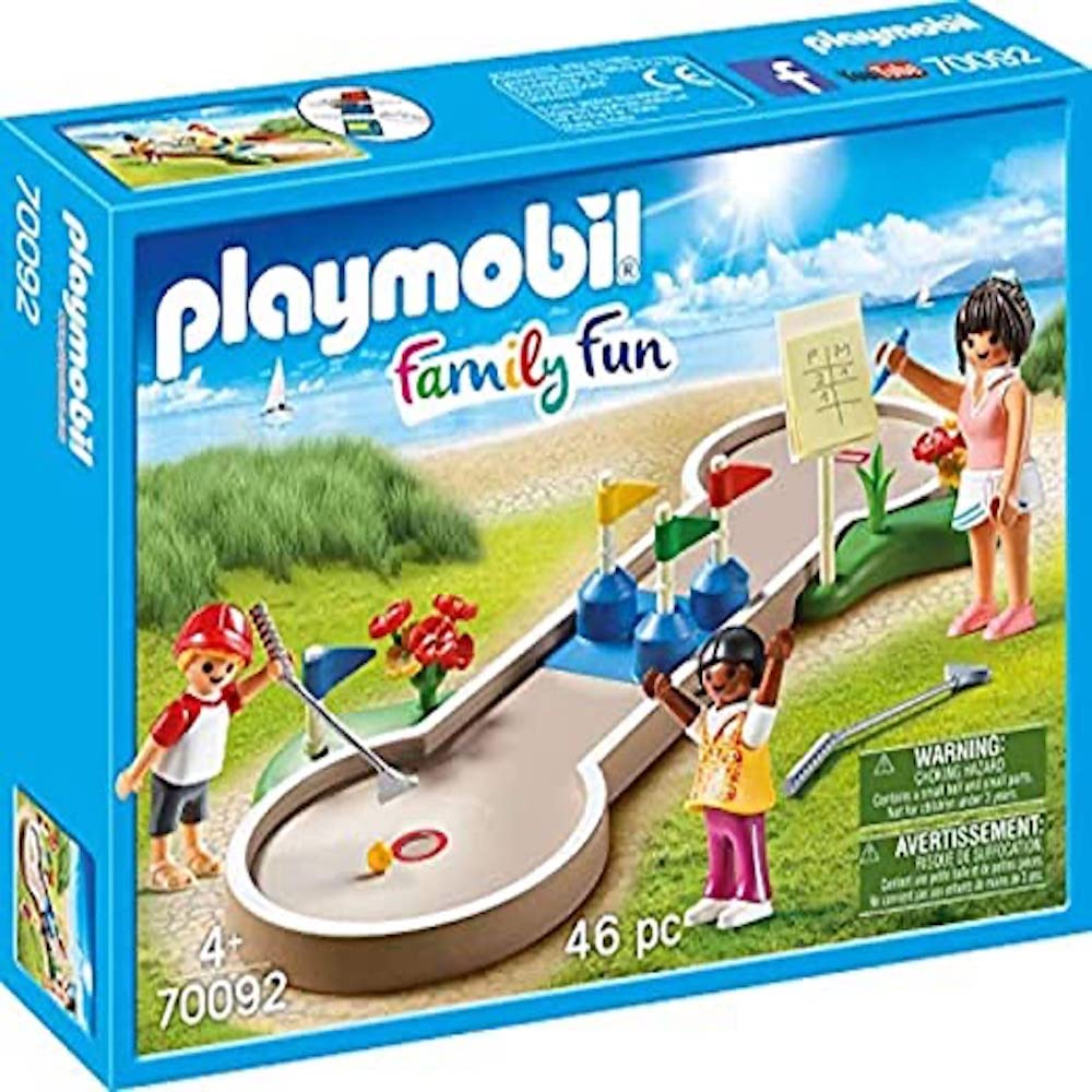 Playmobil 70092 Family Fun Mini-golf, Fun Imaginative Role-Play, PlaySets Suitable for Children Ages 4+