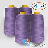 AK-Trading 4-Pack LAVENDER Serger Cone Thread