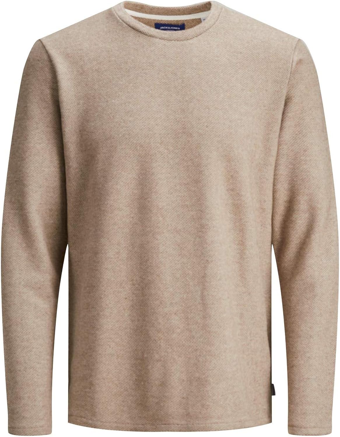 JACK & JONES Herren Strick-Pullover JorKili Rundhals Sweater : Amazon ...