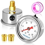 MEANLIN MEASURE 0~30Psi Stainless Steel 1/8" NPT