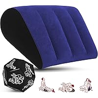 Prosixtoy Sex Toys Pillow Position Cushion - Triangle Inflatable Ramp Sex Dice Sex Game Sex Furniture Couples Toy Positioning