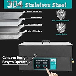 SupRUCCI Ultrasonic Cleaner 20L 480w High Power