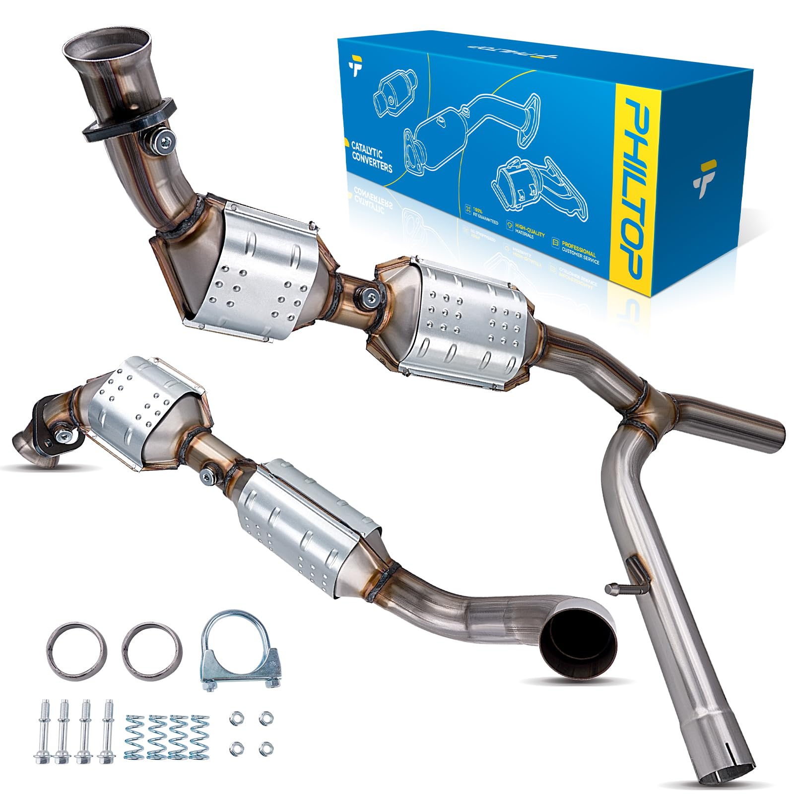 PHILTOP Catalytic Converter High Flow Compatible with 2004-2006 F150 5 ...