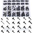 OAUTOO 270pcs Automotive Body Screw Phillips Head Self Tapping Screw Washer Head Screws Assortment Kit #8#10#12#14