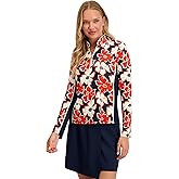 Stella Parker Womens Long Sleeve 1/4 Zip Polo – UPF 50+, Performance Stretch, Moisture Wicking, Quick Dry