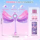 Britik Bubble Wand Kids Light Music Bubble Machine Fairy Wand Gift view 7