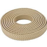 Tan, 10 Feet, 1 Inch PolyPro Rope - Flat Hollow Braid
