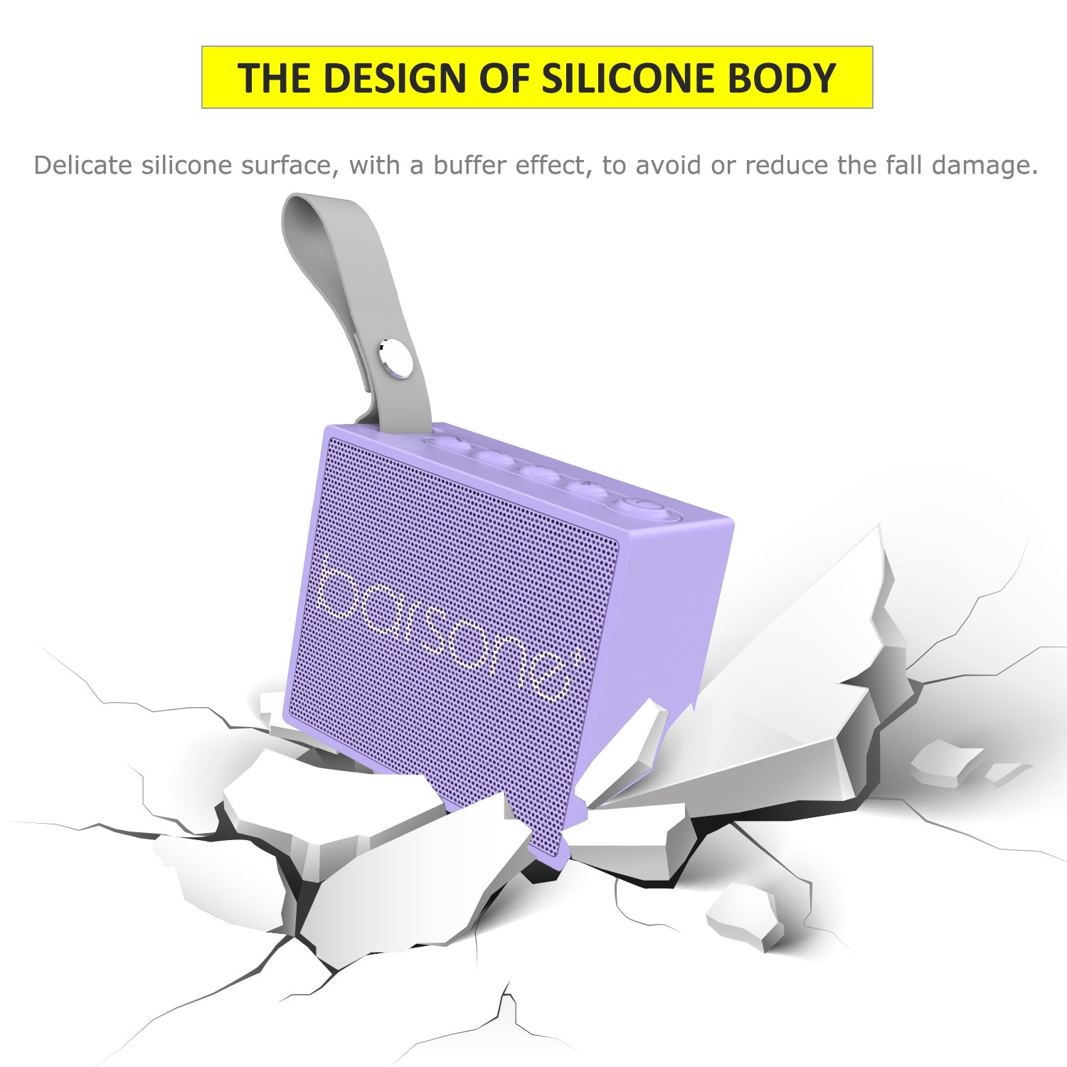 Wireless Bluetooth Speaker,Barsone Outdoor Portable Speakers，Enhanced Bass