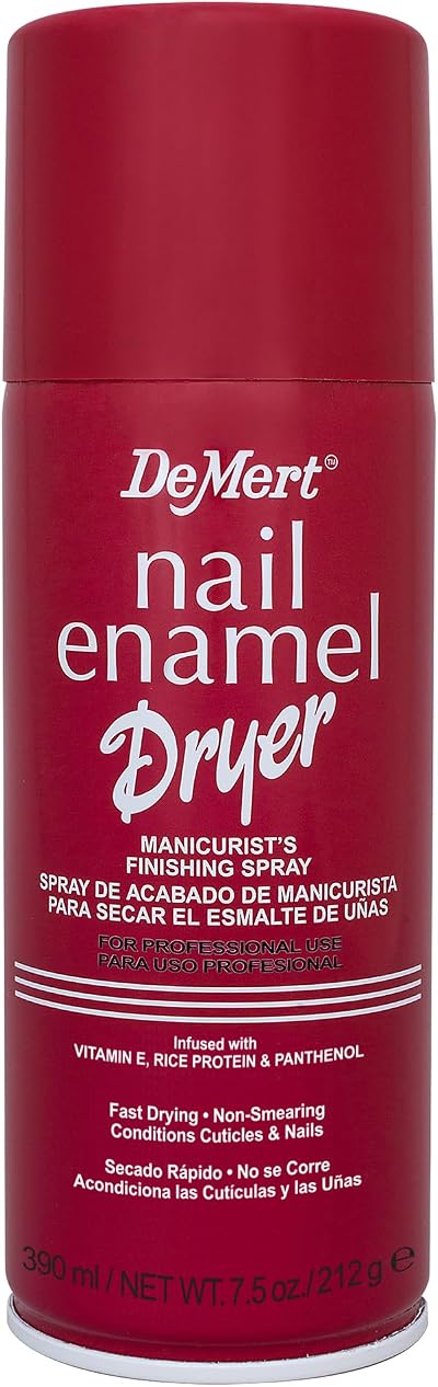 Demert Nail Enamel Dryer Finishing Spray w/ dl-Panthenol Protein & Mink Oil 212g