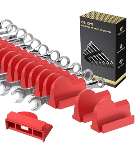 24pcs Modular Wrench Organizers For Tool Drawers - Rack With Metric&SAE