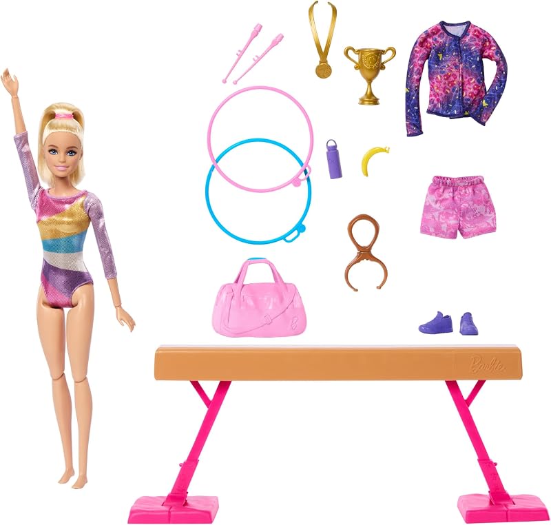 Ginnastica Artistica Playset con Bambola e Accessori