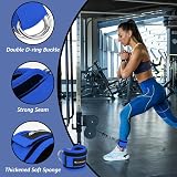 flintronic Ankle Straps for Cable Machine with Double D-Ring view 5