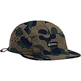 Coal Headwear Provo Performance 5 Panel Cap Hat - UPF 50, Moisture Wicking, Adjustable, Running, Cycling, Hiking