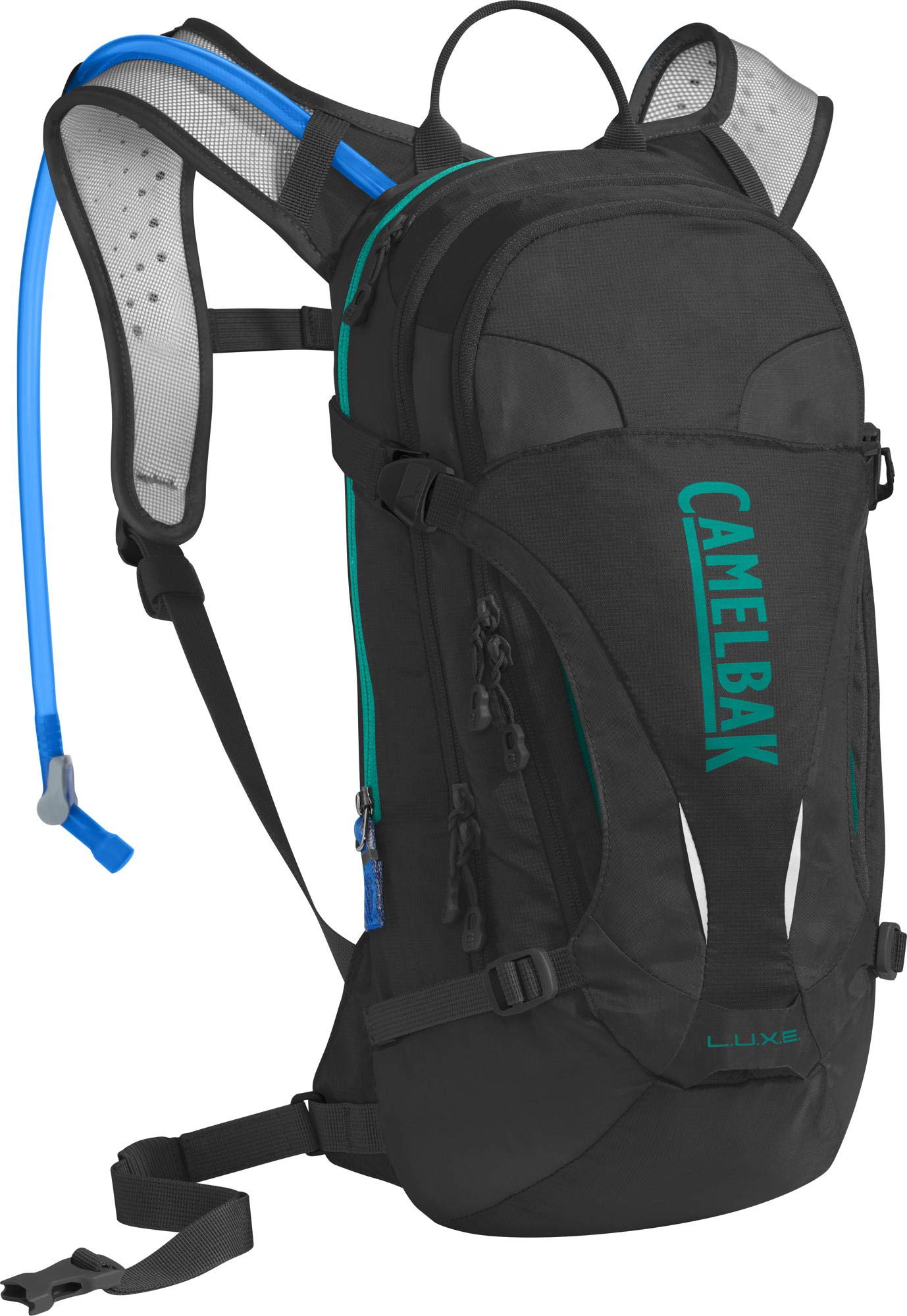 Camelbak L.U.X.E. Hydration Pack - Black/Columbia Jade, N/A