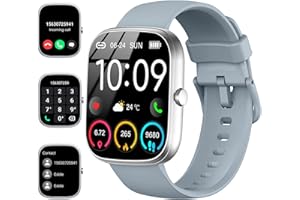 UAUE Smart Watch for Men Women (Answer/Make Call), 2024 HD 1.91"Smartwatch Fitness Activity Tracker, 110+ Sports IP68 Waterproof, Heart Rate/Sleep Monitor/Pedometer/Calories, Fitness Watch for Android iOS