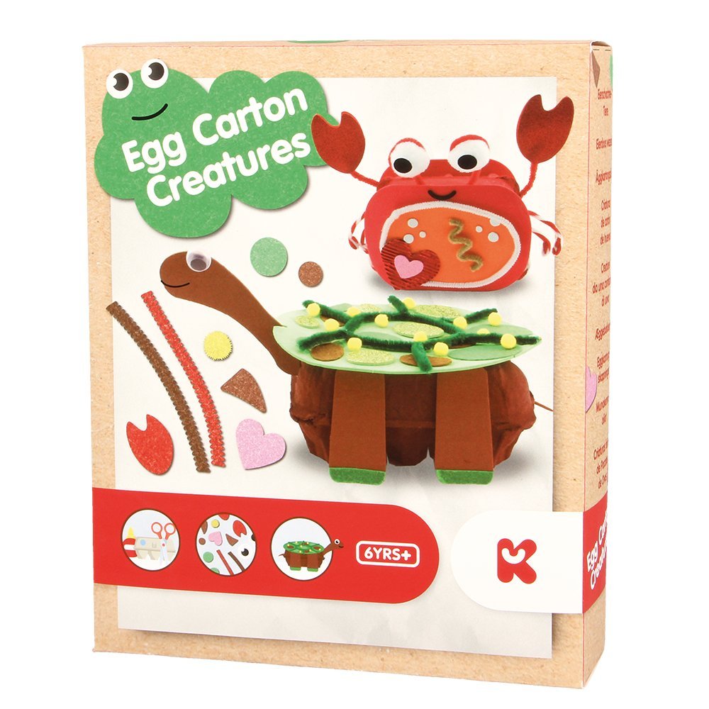 Keycraft AC132 Make Your Own Egg Carton Creatures Craft Kit