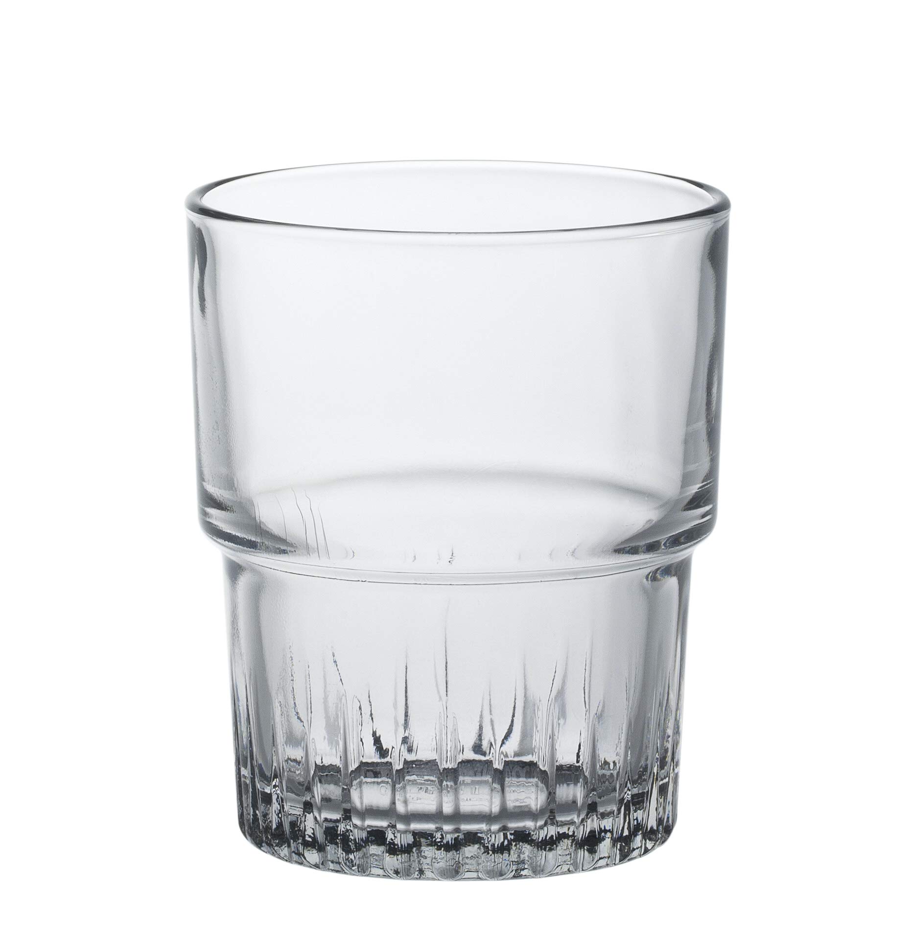 Duralex Empilable water glass 160ml, stackable, without filling mark, 6 Glasses, Silver