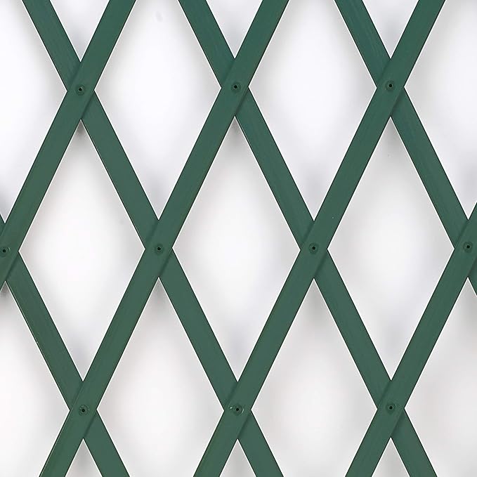 Tenax Treplas 1.00x2 m, Green, PVC Extendable Trellis for Wall Support