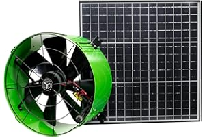 QuietCool 40 Watt Solar Powered Gable Mount Attic Fan